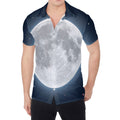 Full Moon Print Men's Shirt