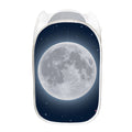 Full Moon Print Mesh Laundry Hamper