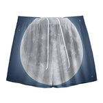 Full Moon Print Mesh Shorts