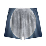 Full Moon Print Mesh Shorts
