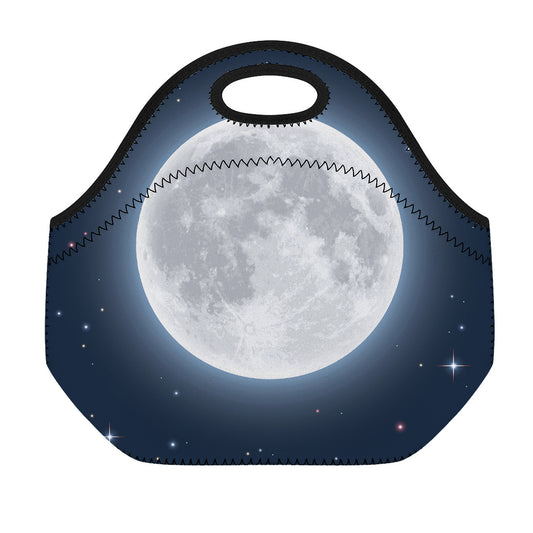 Full Moon Print Neoprene Lunch Bag