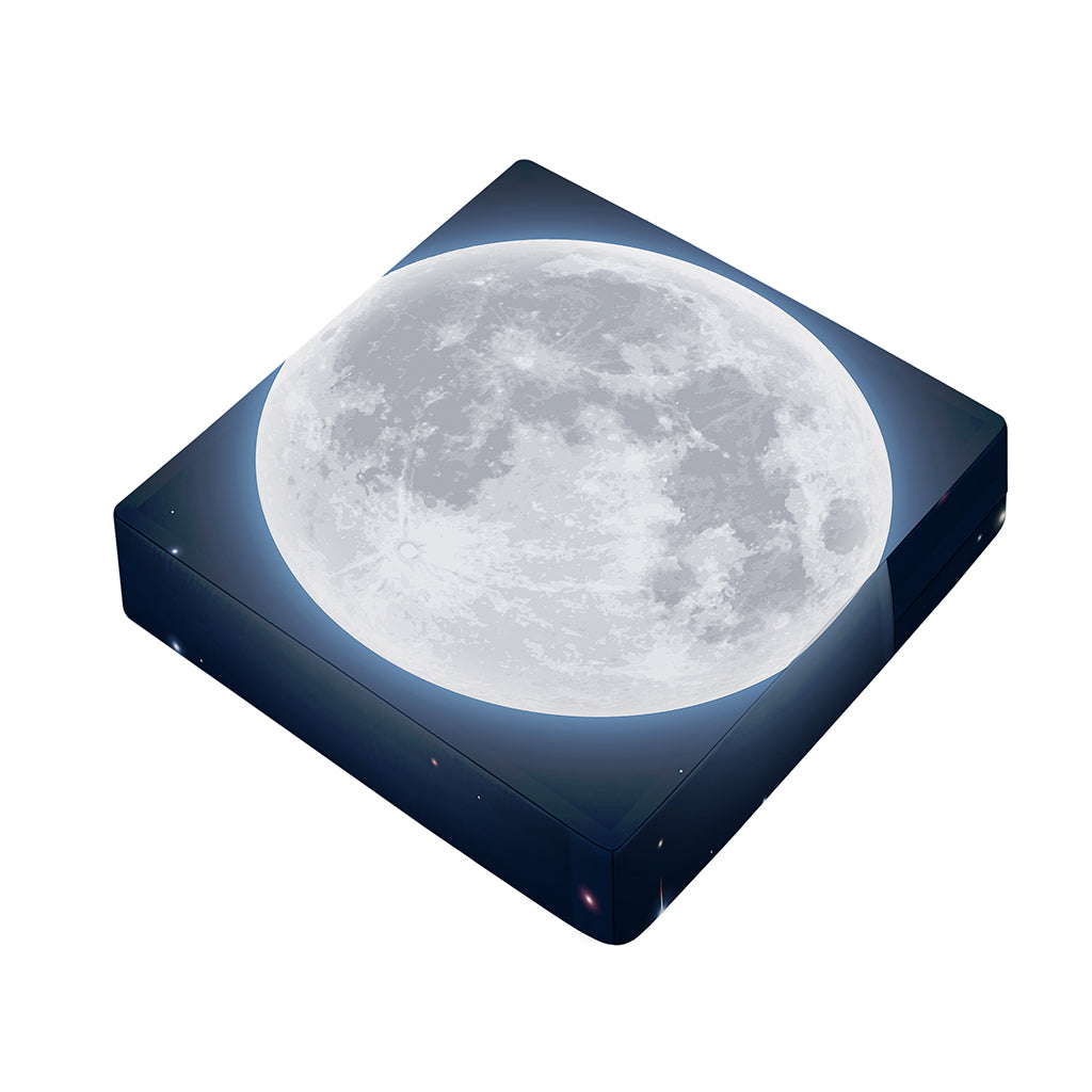Full Moon Print Outdoor Seat Cushion Cover