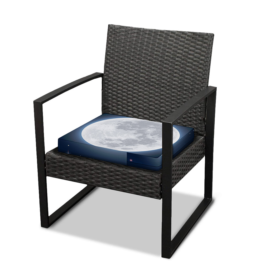 Full Moon Print Outdoor Seat Cushion Cover