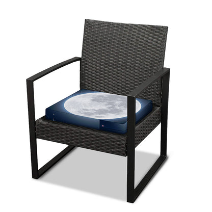 Full Moon Print Outdoor Seat Cushion Cover