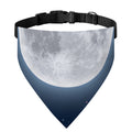 Full Moon Print Over The Collar Dog Bandana
