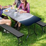Full Moon Print Picnic Table Cover
