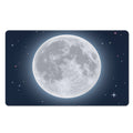 Full Moon Print Polyester Doormat