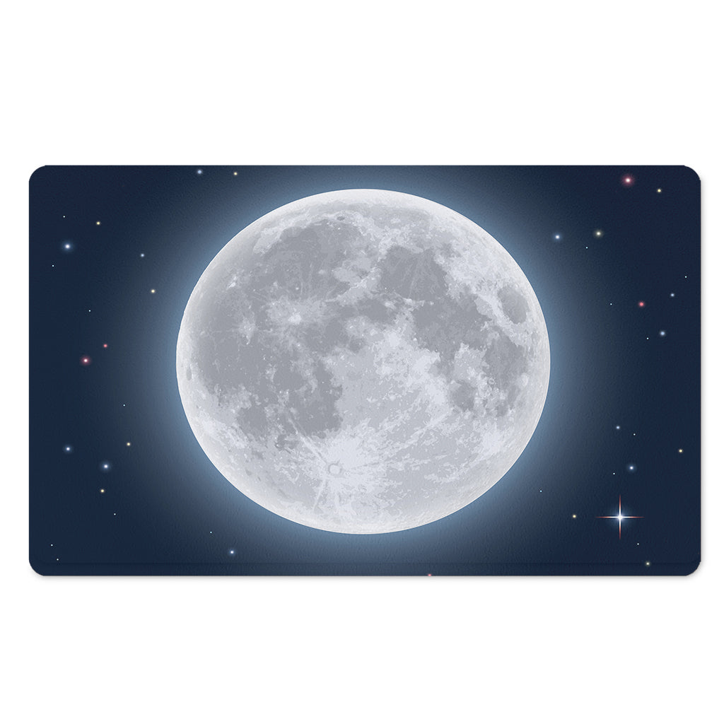 Full Moon Print Polyester Doormat