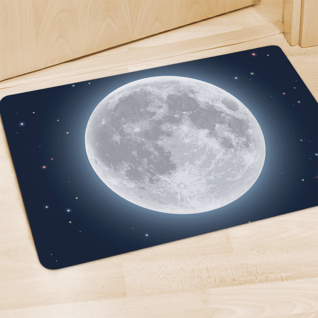 Full Moon Print Polyester Doormat