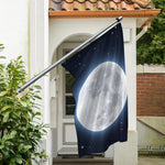 Full Moon Print Polyester Flag