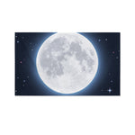Full Moon Print Polyester Flag