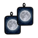 Full Moon Print Pot Holders