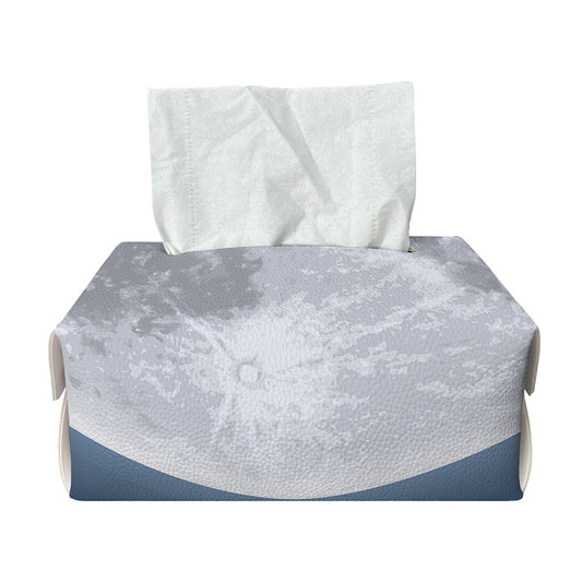 Full Moon Print Rectangle Tissue Box Cover
