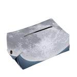 Full Moon Print Rectangle Tissue Box Cover