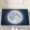 Full Moon Print Rubber Doormat