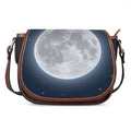 Full Moon Print Saddle Bag