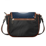 Full Moon Print Saddle Bag