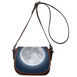 Full Moon Print Saddle Bag