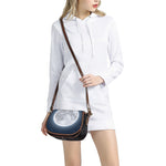 Full Moon Print Saddle Bag