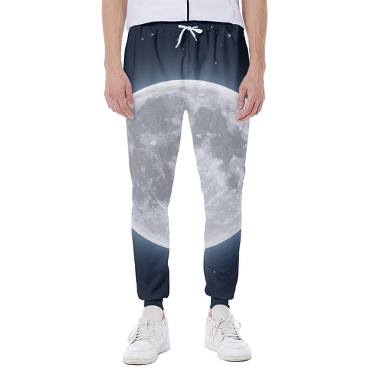Full Moon Print Scuba Joggers