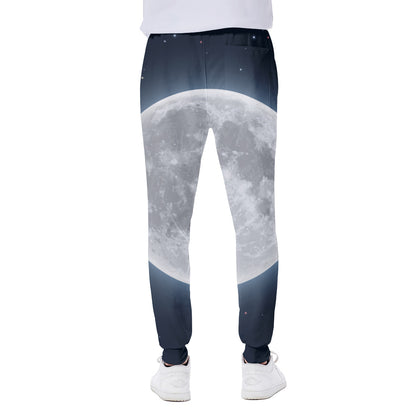 Full Moon Print Scuba Joggers