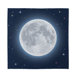 Full Moon Print Silk Bandana