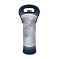 Full Moon Print Single Neoprene Wine Tote