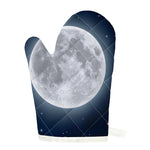 Full Moon Print Single Oven Mitt