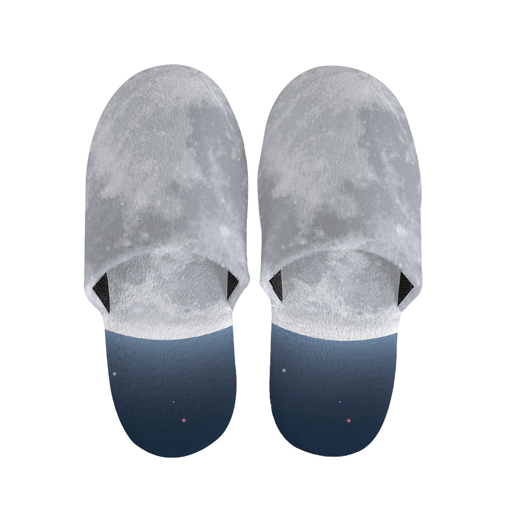 Full Moon Print Slippers