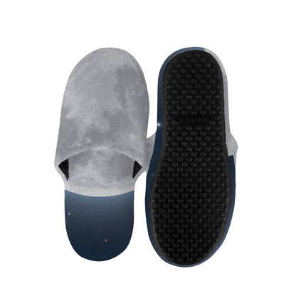Full Moon Print Slippers