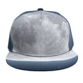 Full Moon Print Snapback Cap