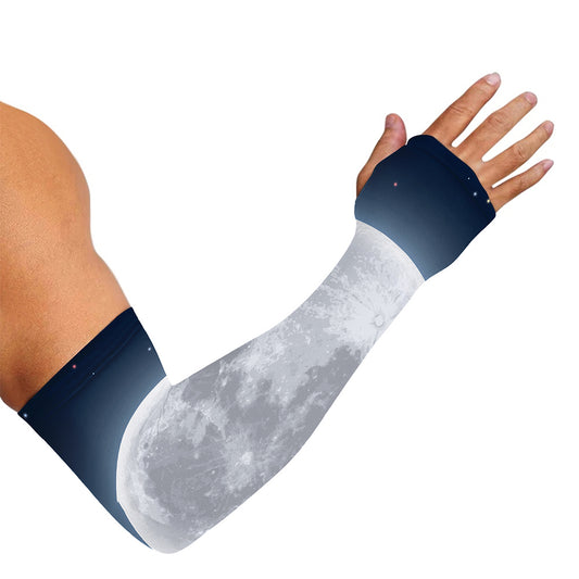 Full Moon Print Sun Protection Arm Sleeves
