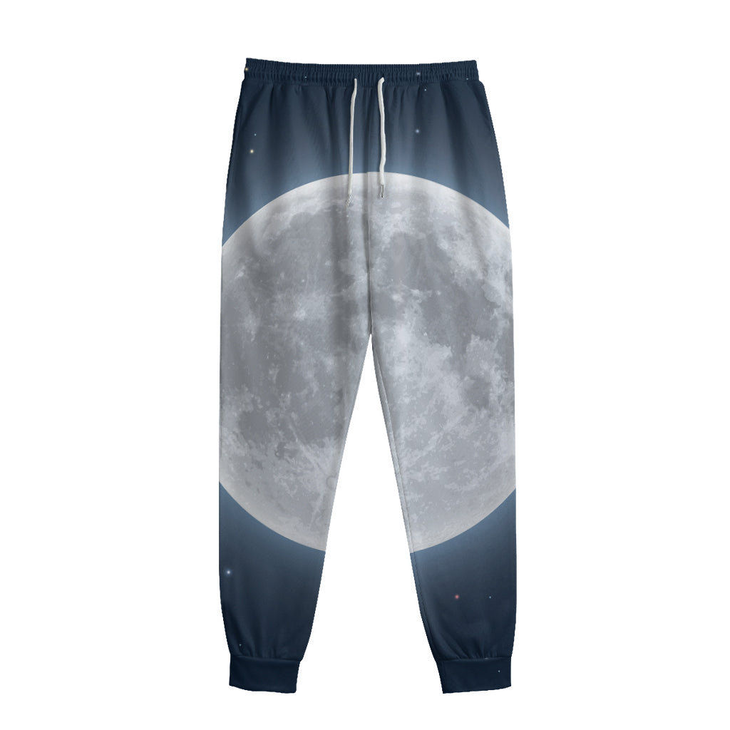 Full Moon Print Sweatpants