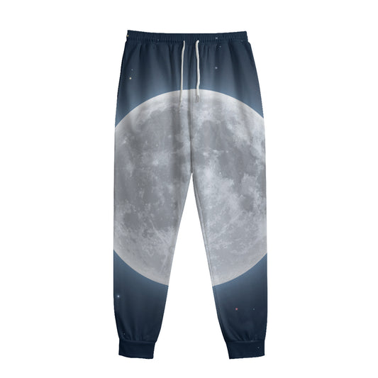 Full Moon Print Sweatpants