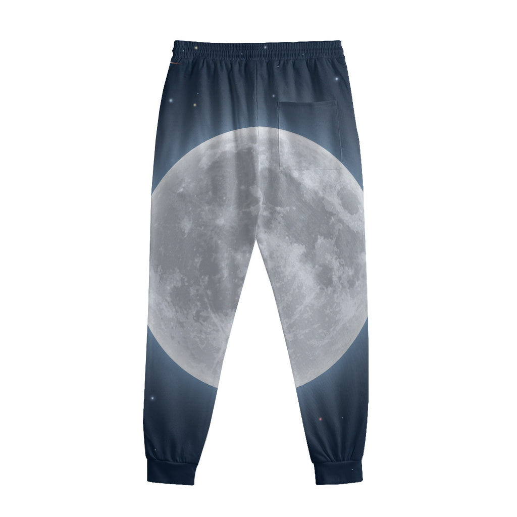 Full Moon Print Sweatpants