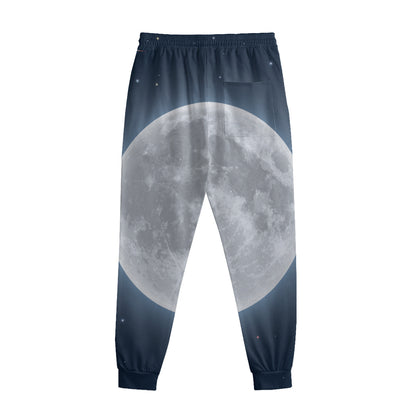 Full Moon Print Sweatpants
