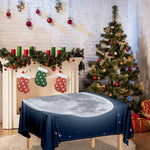 Full Moon Print Tablecloth