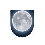 Full Moon Print Toilet Lid Cover