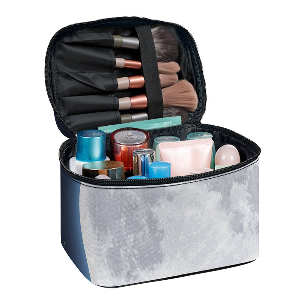 Full Moon Print Travel Makeup Bag