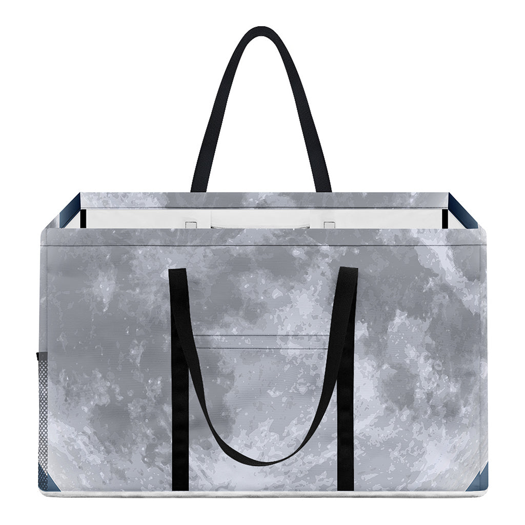Full Moon Print Utility Tote Bag