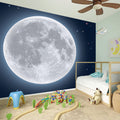 Full Moon Print Wall Sticker