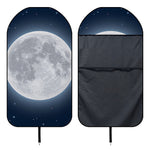 Full Moon Print Waterproof Car Seat Cover