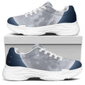 Full Moon Print White Chunky Shoes
