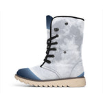 Full Moon Print Winter Boots