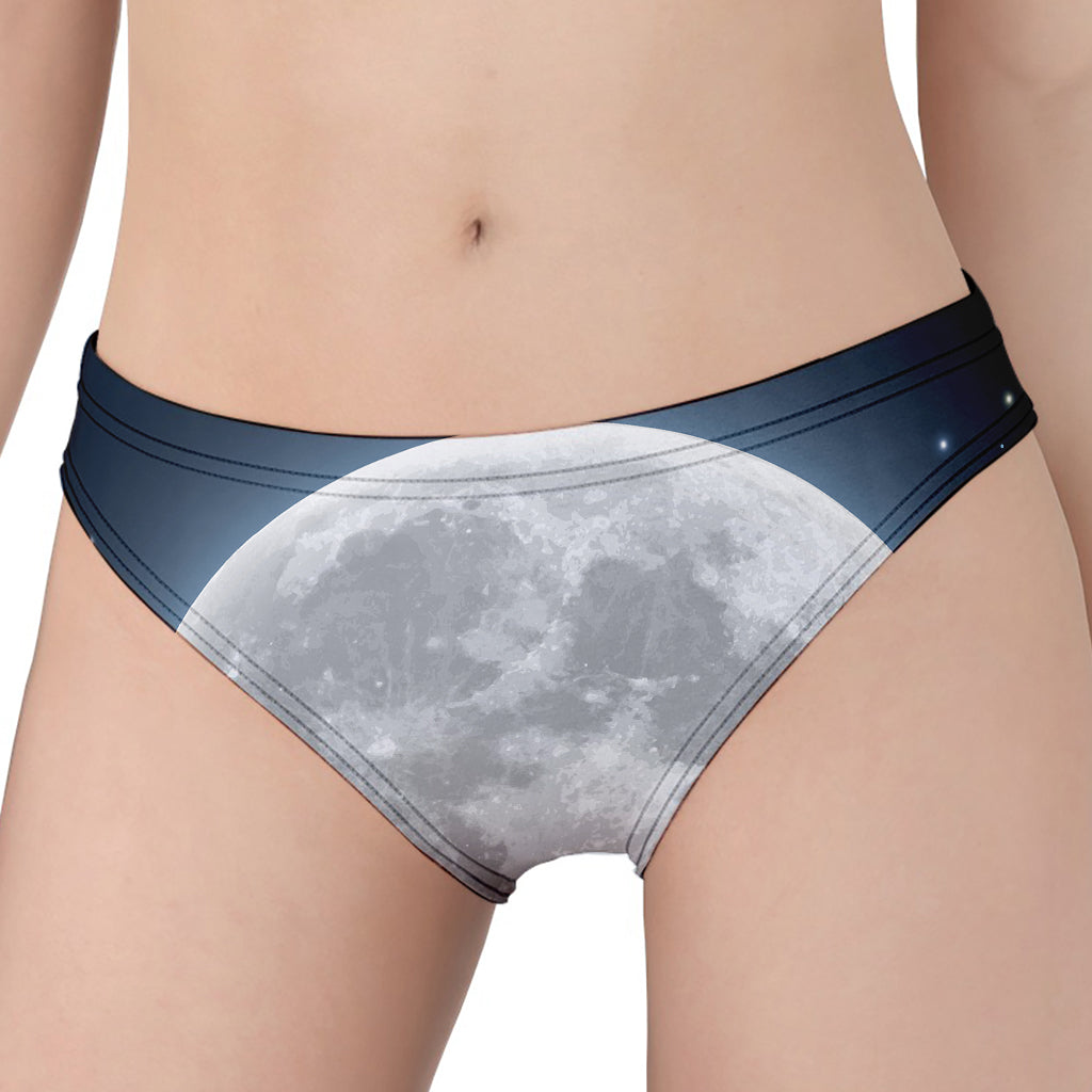 Full Moon Print Women's Panties