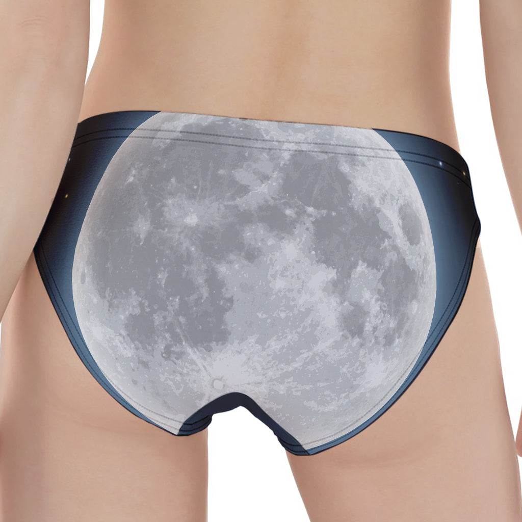 Full Moon Print Women's Panties