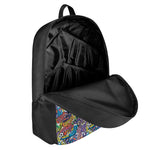 Funky Graffiti Pattern Print 17 Inch Backpack