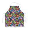 Funky Graffiti Pattern Print Adjustable Apron