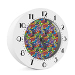 Funky Graffiti Pattern Print Alarm Clock