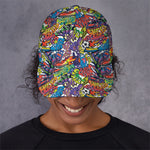 Funky Graffiti Pattern Print Baseball Cap